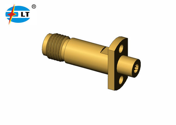 50Ohm 3,5 Millimeter weibliches Jack Connector Gold Plated Rf-Millimeter-Wellen-Verbindungsstück