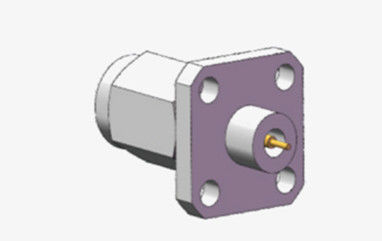 2.4 Millimeter Wave Series RF Stainless Steel Male Plug Connector with Microstrip