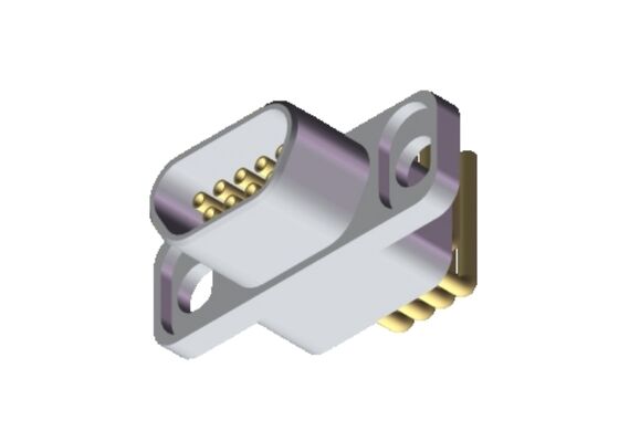 Micro Rectangle MDM D Sub 9 Pins Connector Hermetic Sockets