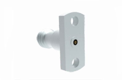 Stainless Steel 1.0 Series Female Flange RF Connector Matched Pinφ0.23 Hole Depth 1mm