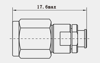 Stainless Steel RF Coaxial Connector Male Plug 2.4 Millimeter Wave for CXN3506/MF108A