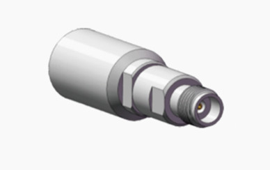 2.4mm Female Stainless Steel Material RF Connector For SF102E/SF102 Cable With Spring-loaded Armor