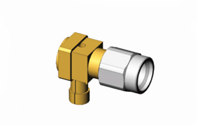 Brass / SS Right Angle Male RF Connector for CXN3506/MF108A Cable Plug