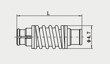 SMP Female To Female Bullet Spring Loaded Straight RF Adapter Connector