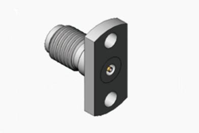 50Ω Stainless Steel Material MSSM Female RF Coaxial Connector With Micro-strip Nickel Plated