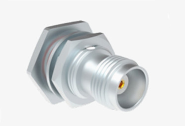 High Durability TNC Female Bulkhead RF Coaxial Connector for CXN3506 / MF108A Cable 50Ω Impedance