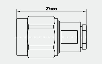 TNC Male Nickel Plated Material RF Coaxial Connector for MF147A/MF147B Cable