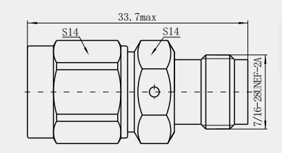 TNC Straight Male to Female RF Coaxial Connector Adapter for Seamless Connection