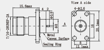 Stainless Steel TNC Female Coaxial Connector: Robust Solution for PCB Integration