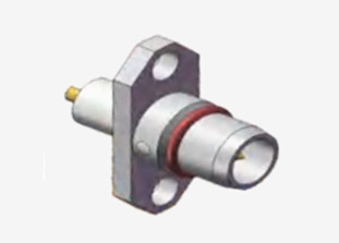 BMA Male Stainless Steel Housing 2-hole Flange RF Coaxial Connector