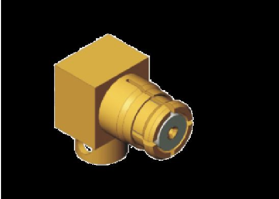 Right Angle SMP Female Cable Connector Straight Jack SMP Cable Frequency Up To 18GHz