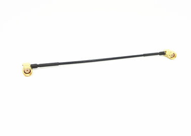 RG174 RF Cable Assemblies RPSMA Male Right Angle to RPSMA Male Right Angle Connector