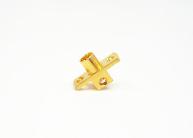 Right Angle Female SMP RF Connector 2 Holes Flange Mount SMP-JWFB2 CE