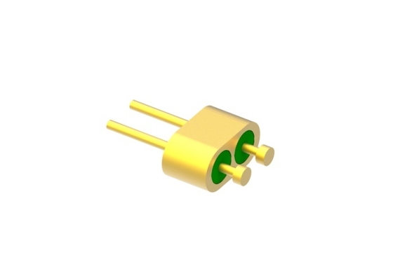 2-Pin-Nagelkopf-Glas-Metall-Hermetische-Dichtung-Header mit Golddraht-Bonding-Oberfläche MC-1085-JH