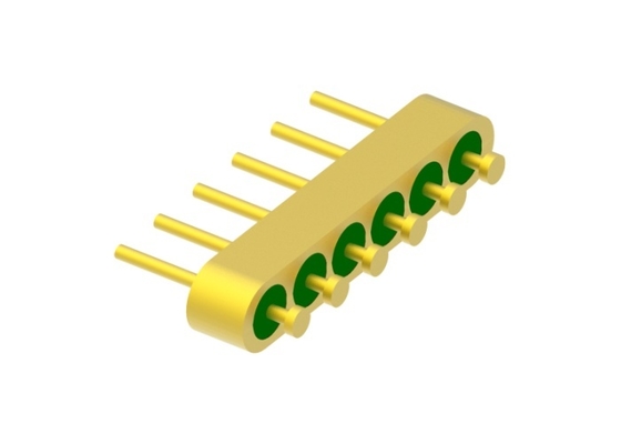 6-Pin Nagelkopf Glas zu Metall Hermetische Dichtung Kopf mit Golddraht Bindung Oberfläche MC-1133-JH