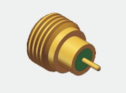 50Ω hermetisch abgedichtete SMPM-Steckverbinder, Stecker, für HF-Koaxialkabel, 0,3 MHz - 40 GHz, 170 V