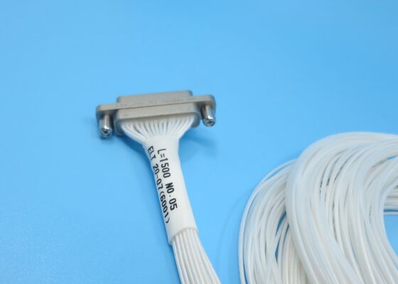 J30J-Serie Stecker Rechteck 37 Kontakte Männlicher Stecker mit Drahtlänge 1500 mm für die Signalübertragung