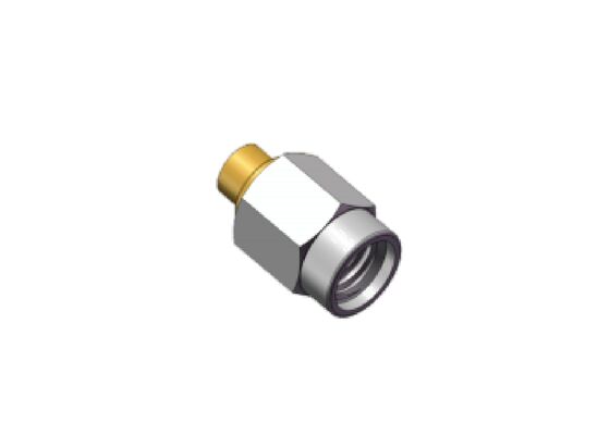 50 Ω Edelstahl 18 GHz SSMA-Stecker Mini-SMA-HF-Koaxialsteckerkabel passend für .086-Kabel, RG405