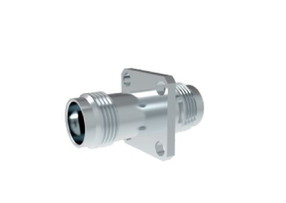 50 Ω 11 GHz TNC-Buchse-zu-Buchse-Adapter, Luft- und Raumfahrt-HF-Steckverbinder mit geringer Einfügungsdämpfung, max. 0,3 dB