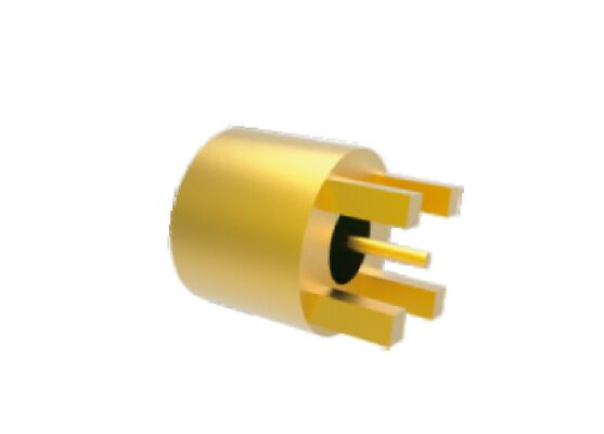 50Ω 40GHz Hermetisch versiegelte Kovar-Legierung Schal 4 Bein durch Loch-Anschlüsse für PCB-Solder Luft- und Raumfahrt-RF-Anschlüsse