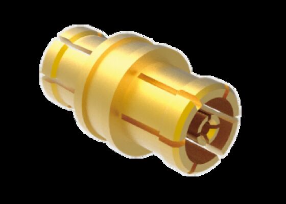 50 Ω 40 GHz SMPM-Buchse-zu-Buchse-Adapter Luft- und Raumfahrt-HF-Steckverbinder mit geringer Einfügungsdämpfung
