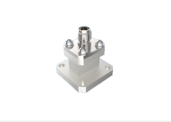 WR 42 Wellenleiter auf 2,92 mm K-Typ-Adapter 18 GHz ~ 26,5 GHz End-Launch-Luft- und Raumfahrt-HF-Anschlüsse für K-Band