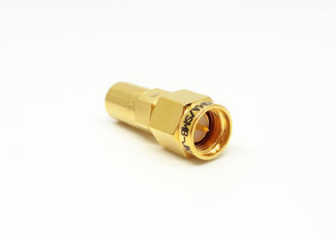 50 Ohm vergoldeter koaxaler Adapter SMA männlich zu weiblich