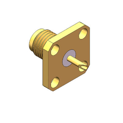 Mini Size Good Bandwidth SMA des Widerstand-50Ω Gold überzogenes Rf-Verbindungsstück