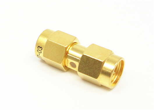 50Ω Messing-Goldplattiert SMA-HF-Adapter Beryllium-Bronzkontakte