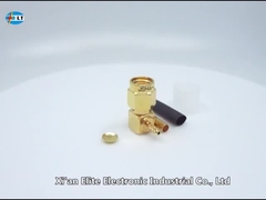 50 Ohm SMA Männlich Rechtswinkel-RF-Koaxialanschluss SMA Kabel